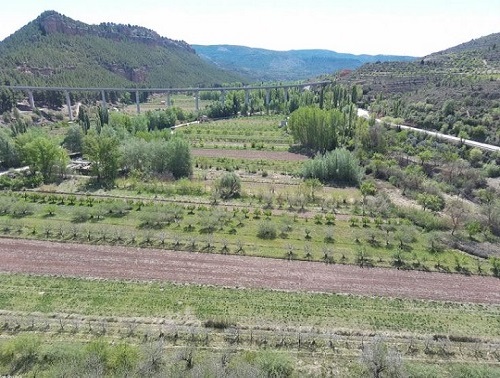 Imagen panorámica del valle de Ademuz